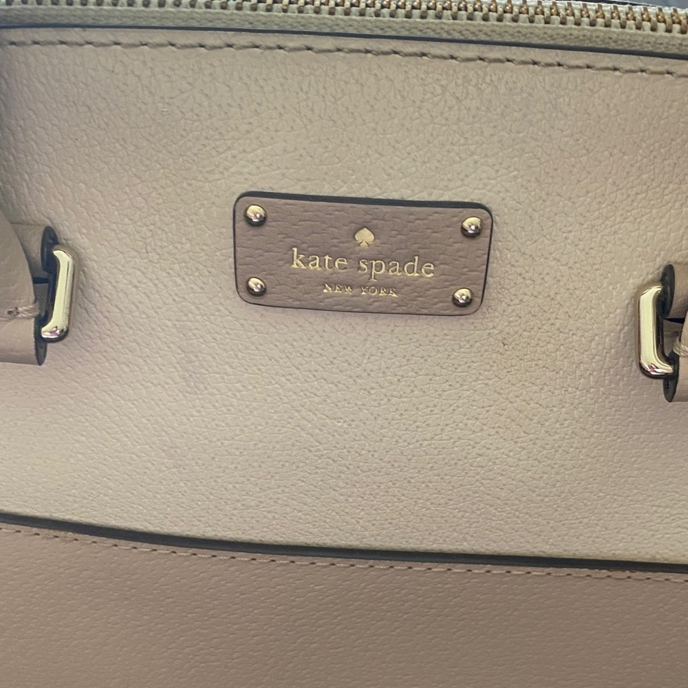 kate spade Cream Dome Satchel with Crossbody Strap and Gold Hardware - Picture 2 of 5